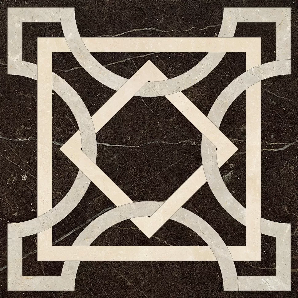 Керамогранит 33 Classic Magic Tile Brandenburg Black 60x60