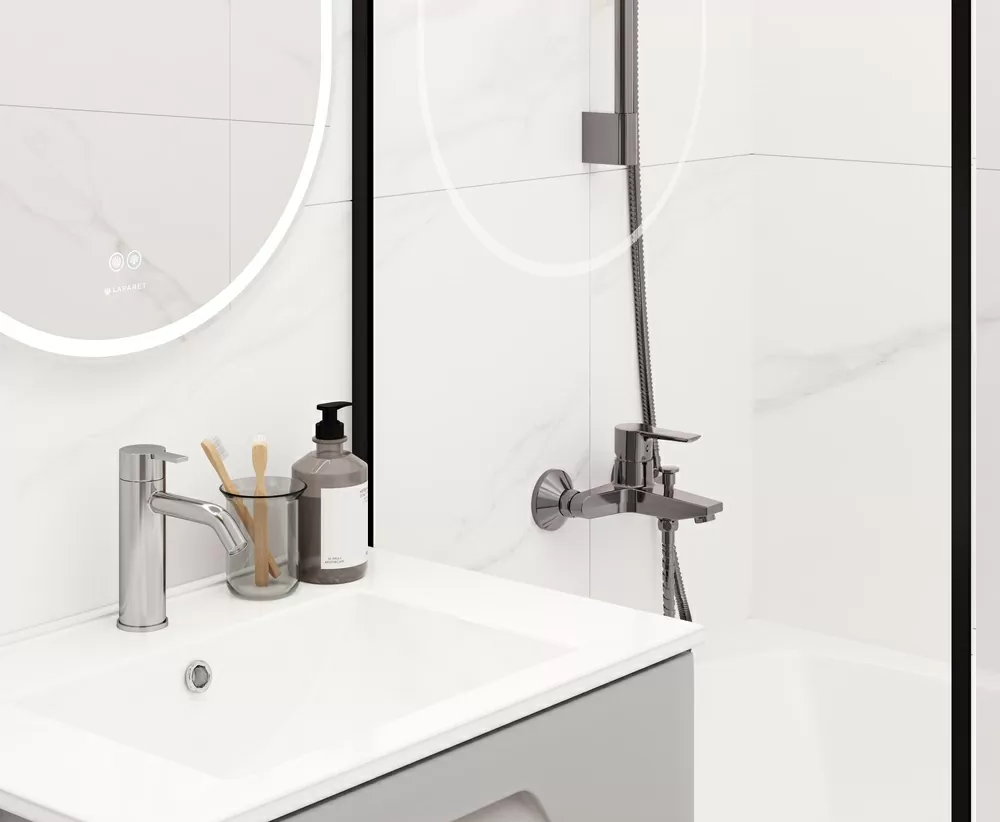 Керамогранит Carrara Excellent Silver Белый Матовый 60х60