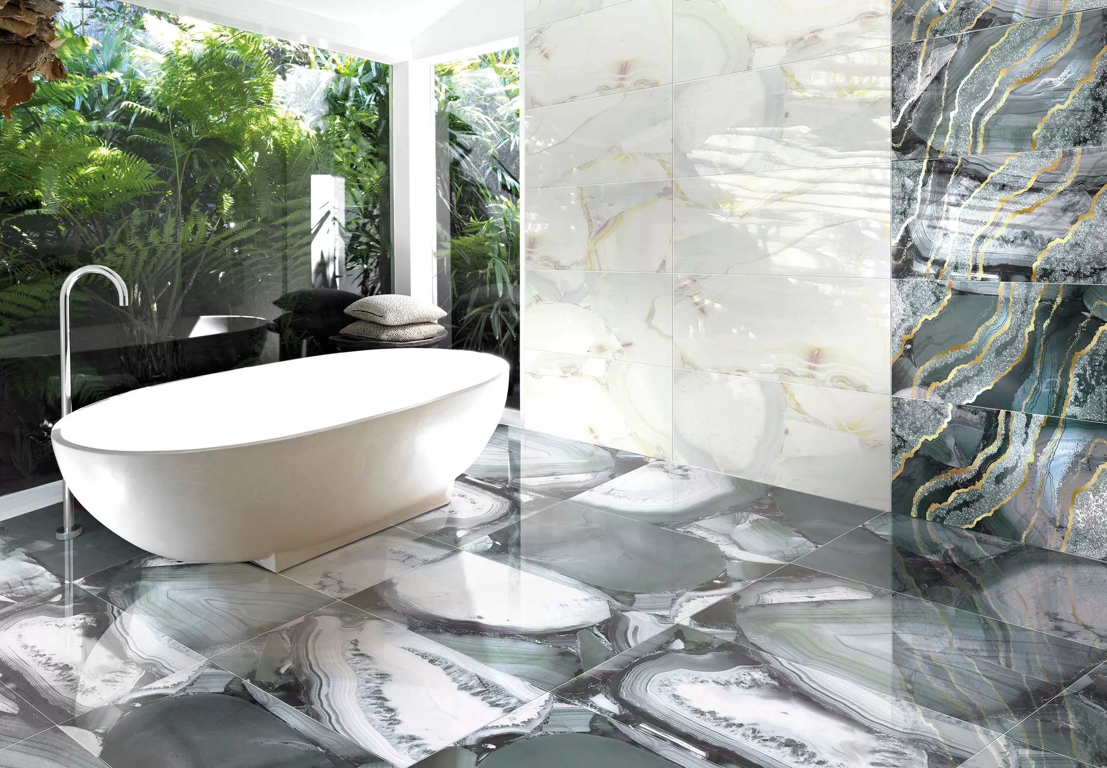 Керамогранит Decor Liberty Ambra Lapp Rett 60x120
