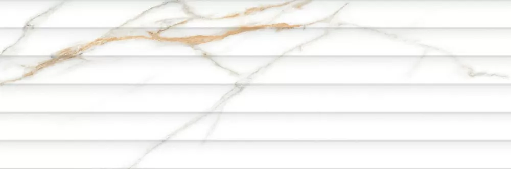 Плитка Statuario Iron Ore Linea Glossy 30x90x1,05