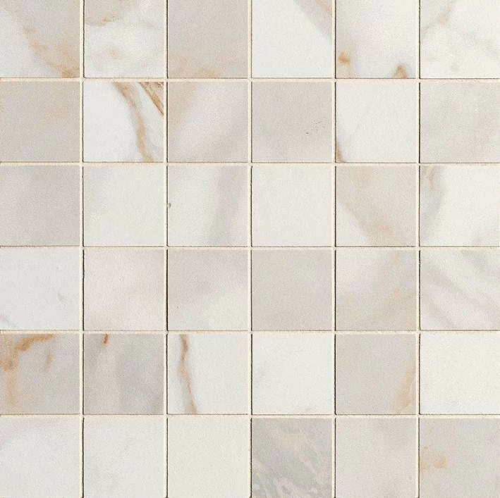 Мозаика fQXD Roma Stone Calacatta Oro Macromosaico Satin 30x30