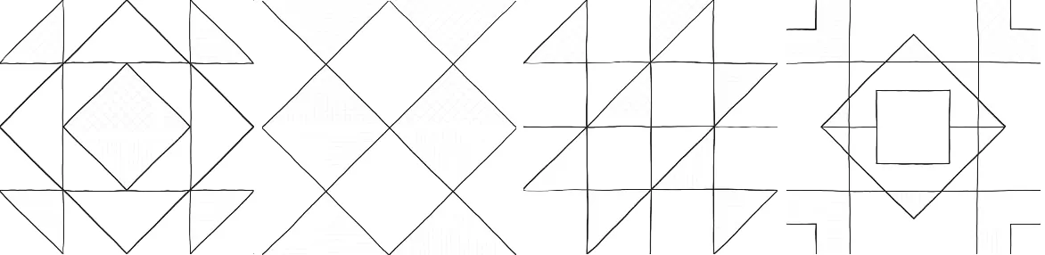 Керамогранит 6032-0432 Домино декор 1 30x30