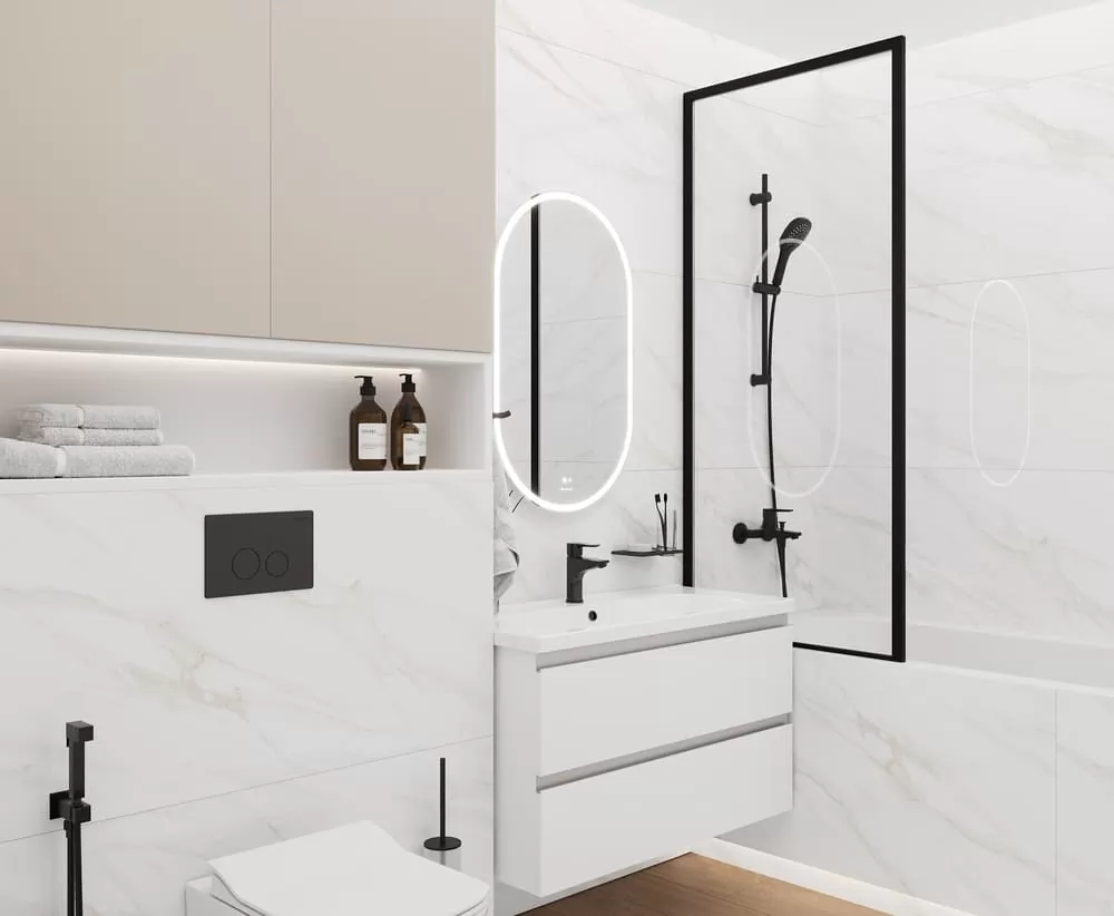 Керамогранит Calacatta Clarity Gold Белый Матовый 60х120