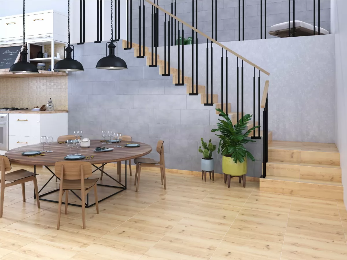 Керамогранит WS5A116 Плинтус Woodhouse коричневый 7x59,8