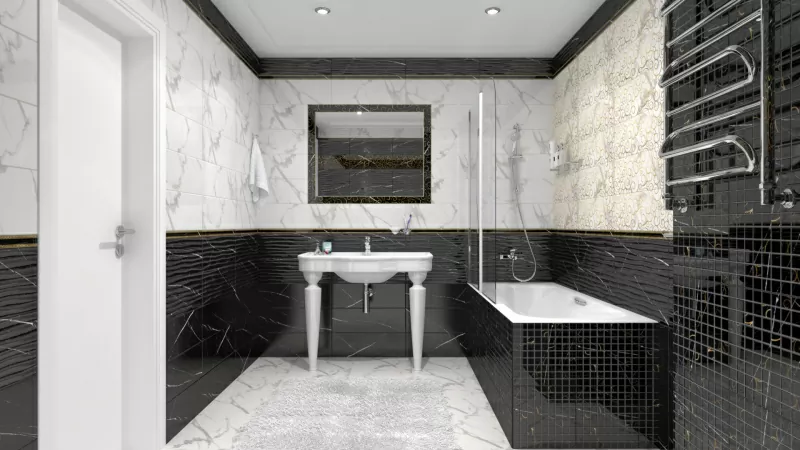 Керамогранит 6246-0042 (6046-0303) дизайн каррара 45x45