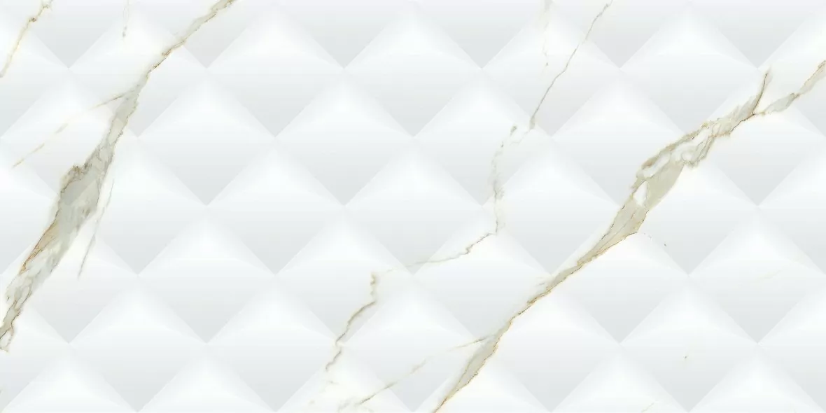 Плитка LE63063B-F50 Bianco Carrara Classico Monticulo Rectificado 30х60