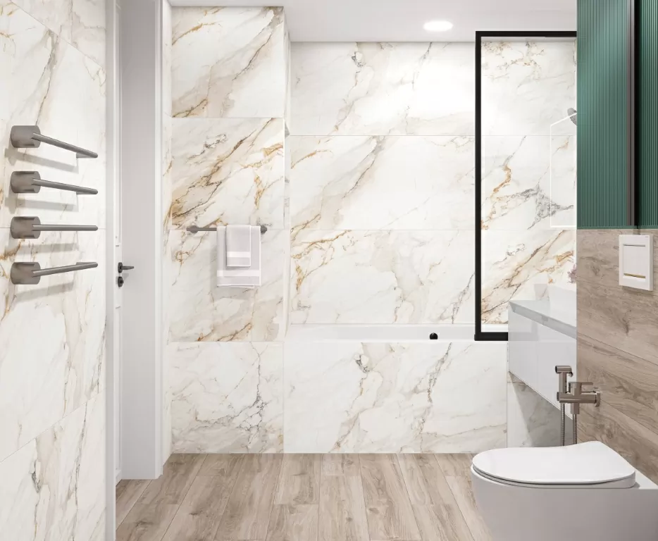 Керамогранит Calacatta Borgini Структурный 60x120