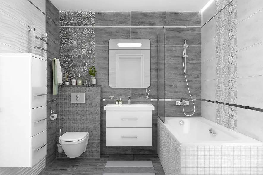 Керамогранит Concrete тёмно-серый 40х40