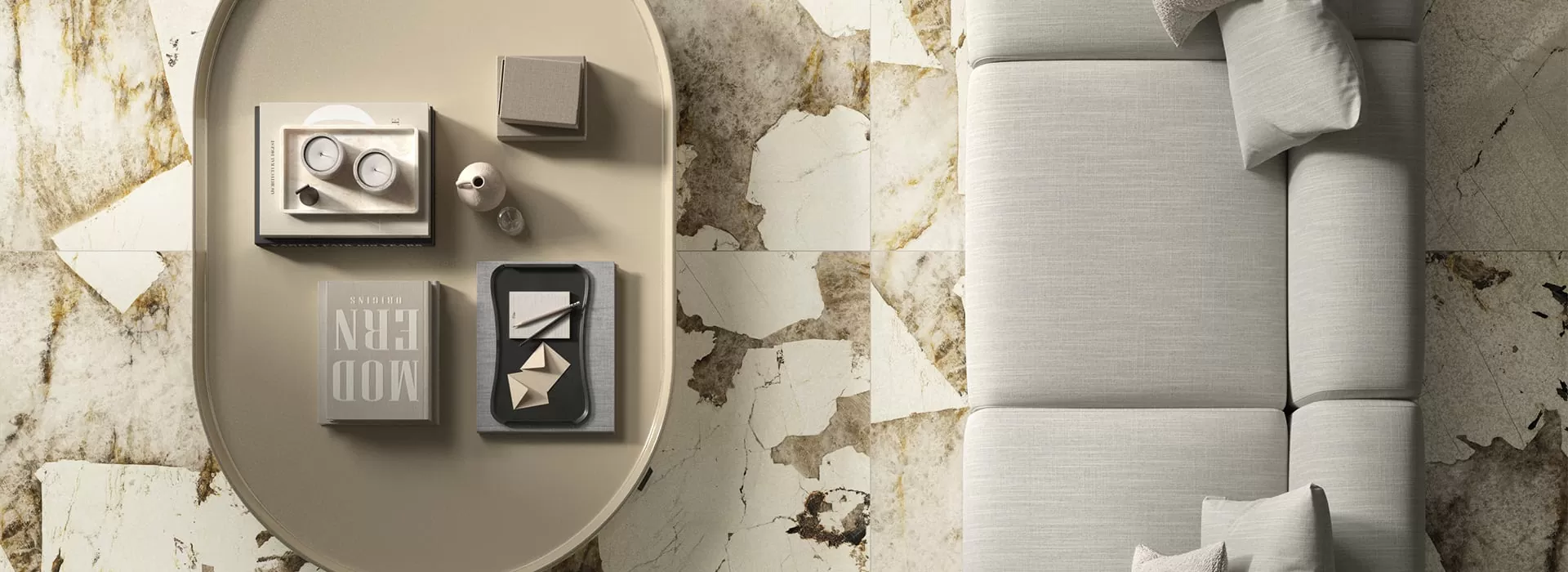 Керамогранит LU628365 Calacatta Oro Lucidato 8mm 60x120