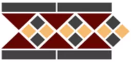 Керамогранит Border LISBON with 1 strip (Tr.20 Dots 14+21 Strips 14) 28х15
