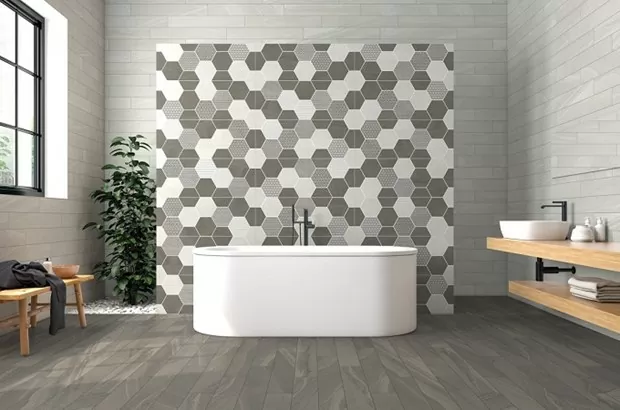 Плитка Cumbria White Column 35х90