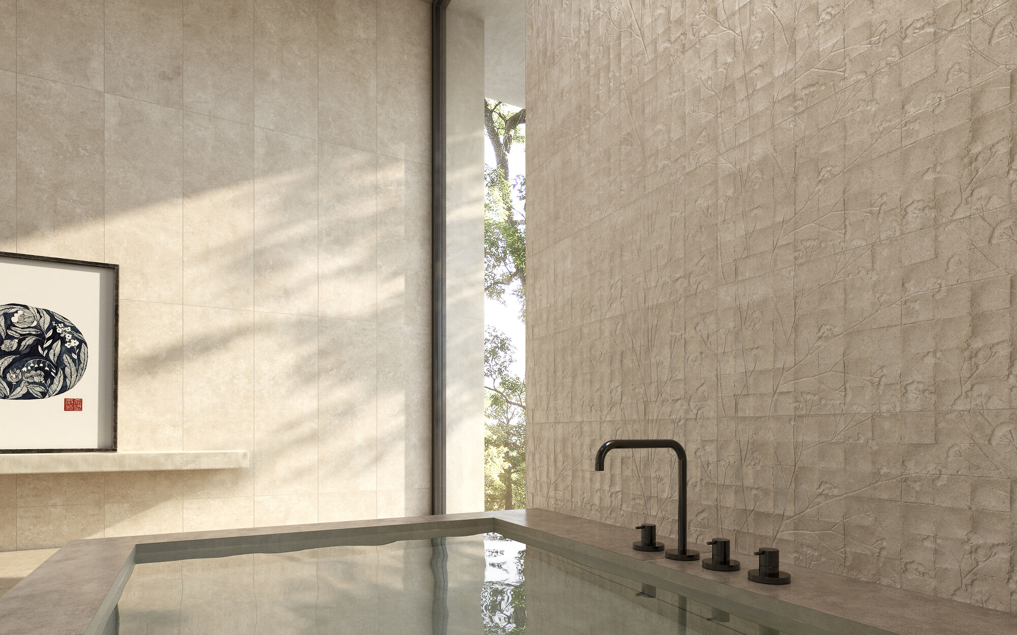 Плитка 40650 Charme Sand Decor/33,3x100x0,98/R 33,3x100