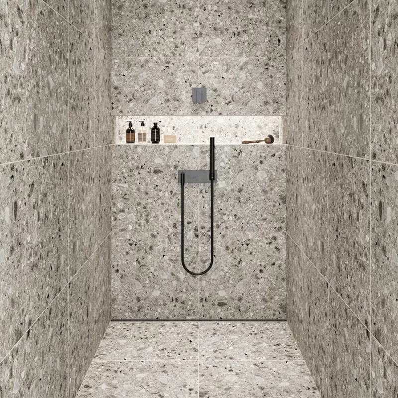 Керамогранит K-331/MR Terrazzo Light Grey 300x600x9