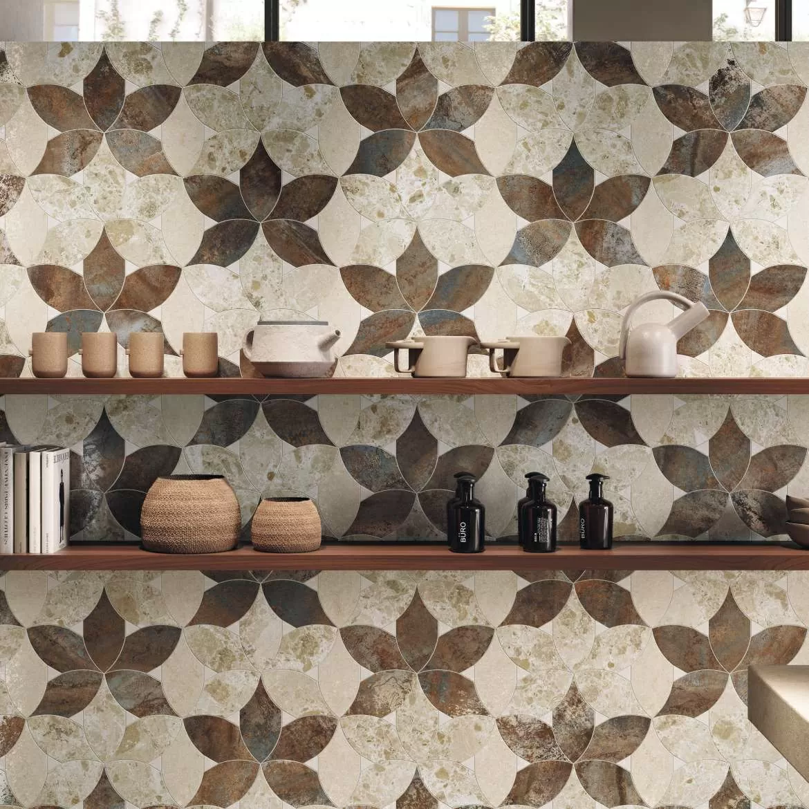 Керамогранит 136900 Mockup Ostuni Grey Nat Ret 60x120