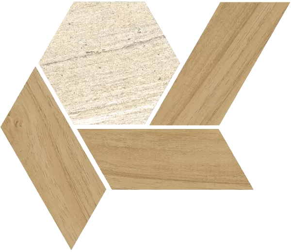 Мозаика 405G Mosaico Lesnaya-SP Beige 20x17.5