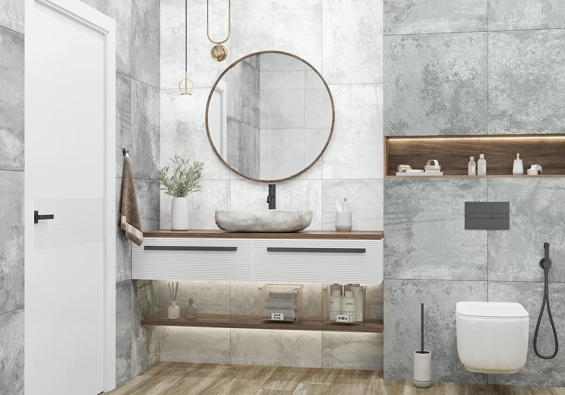 Керамогранит GFA114CMT07R Cemento матовый 570x1140x7.5