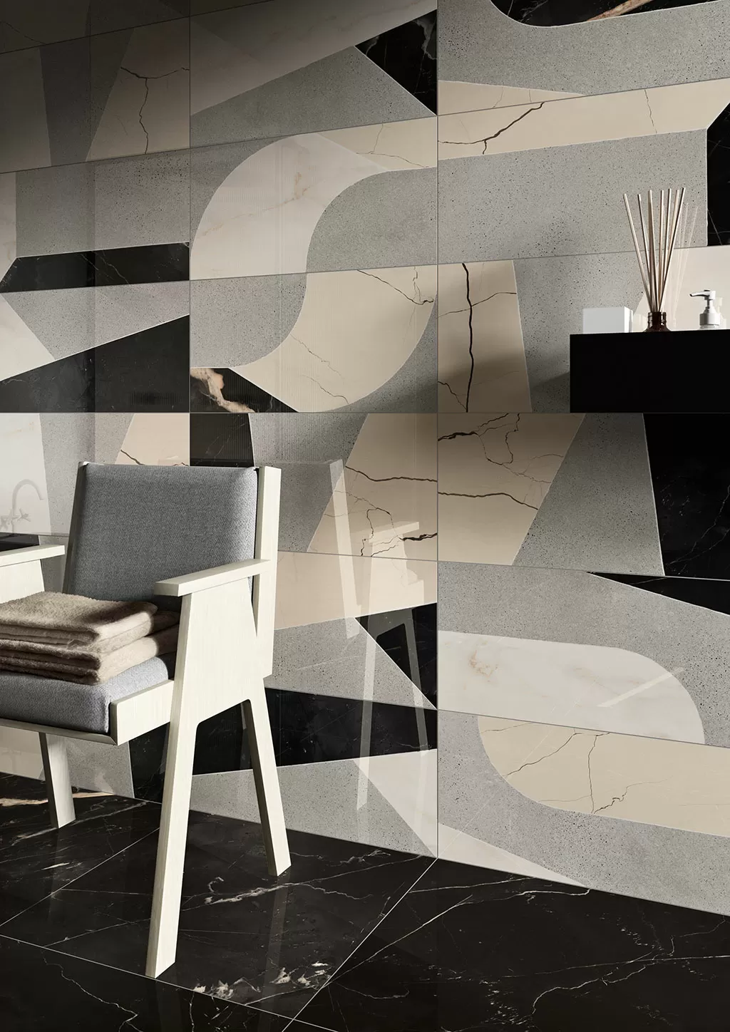 Керамогранит M4759LR SOUND OF MARBLES SCREZIATO VIVACE Polished 74x74