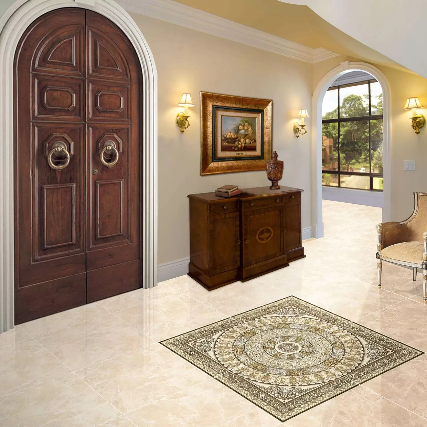 Плитка Roseton marble 90x90 (комплект 4шт)