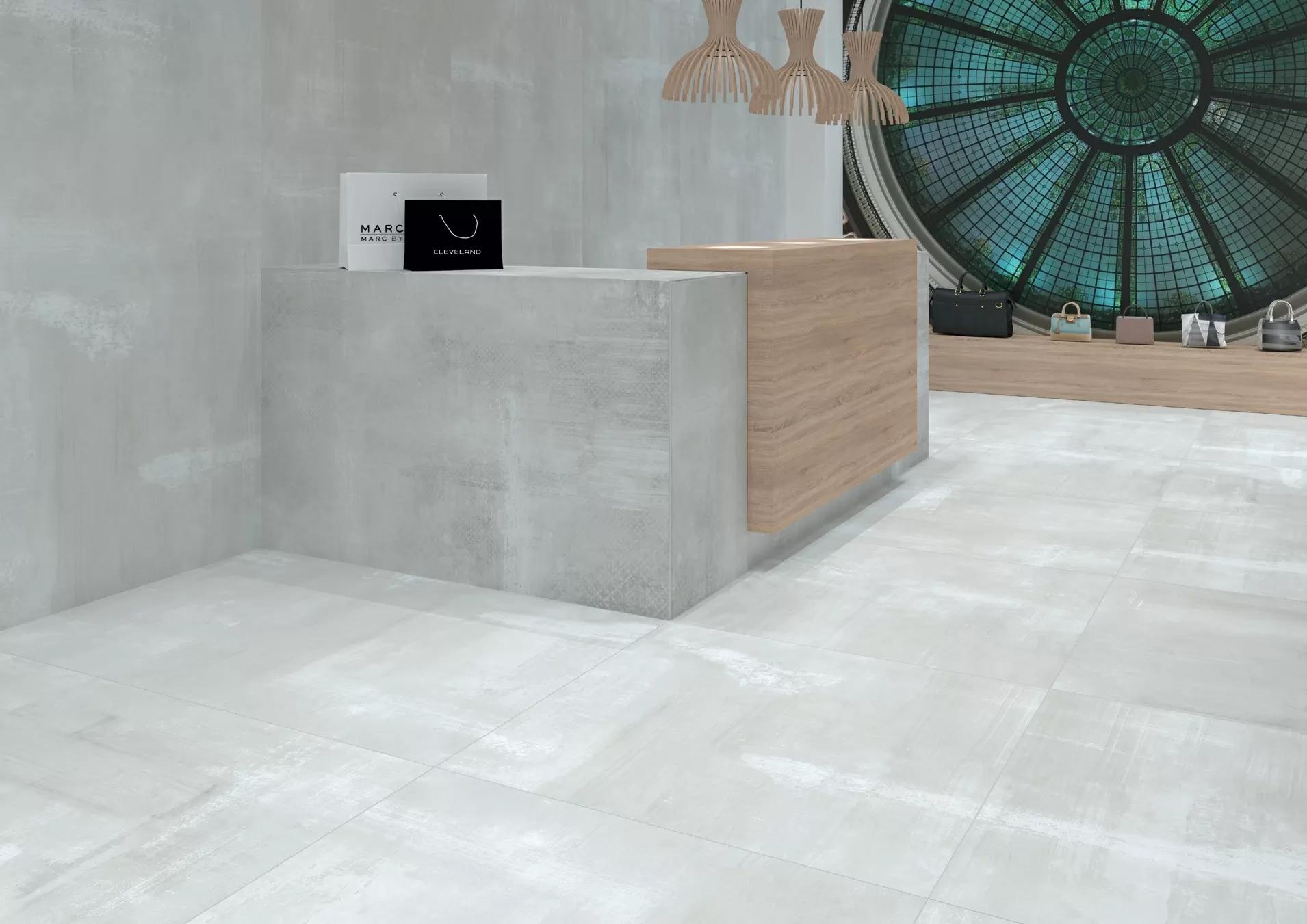 Керамогранит Cleveland 657 Ice grey R10 1200x600x6
