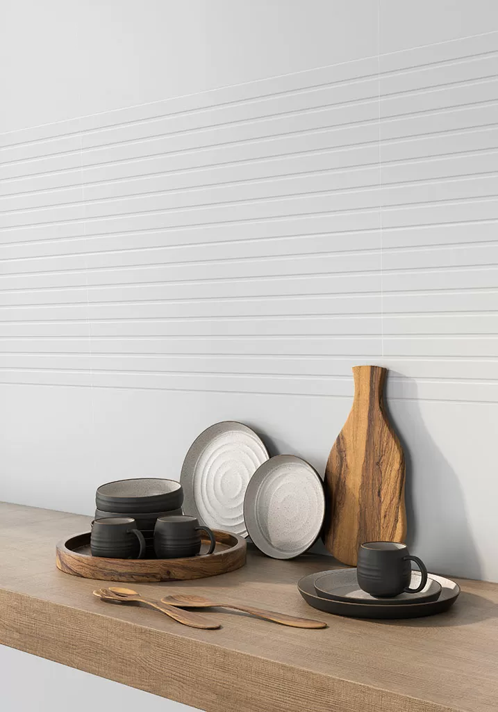 Плитка SATEN BLANCO RIBBON 35*90
