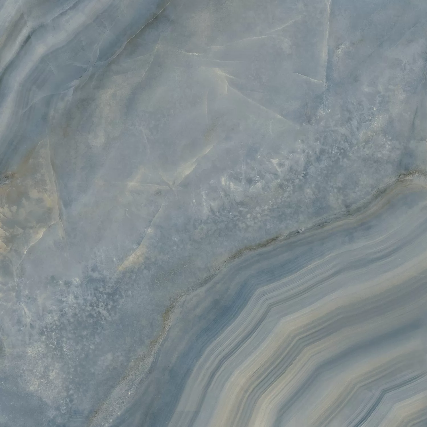 Керамогранит SG016102R Ониче голубой лаппатированный обрезной 119,5x119,5x1,1