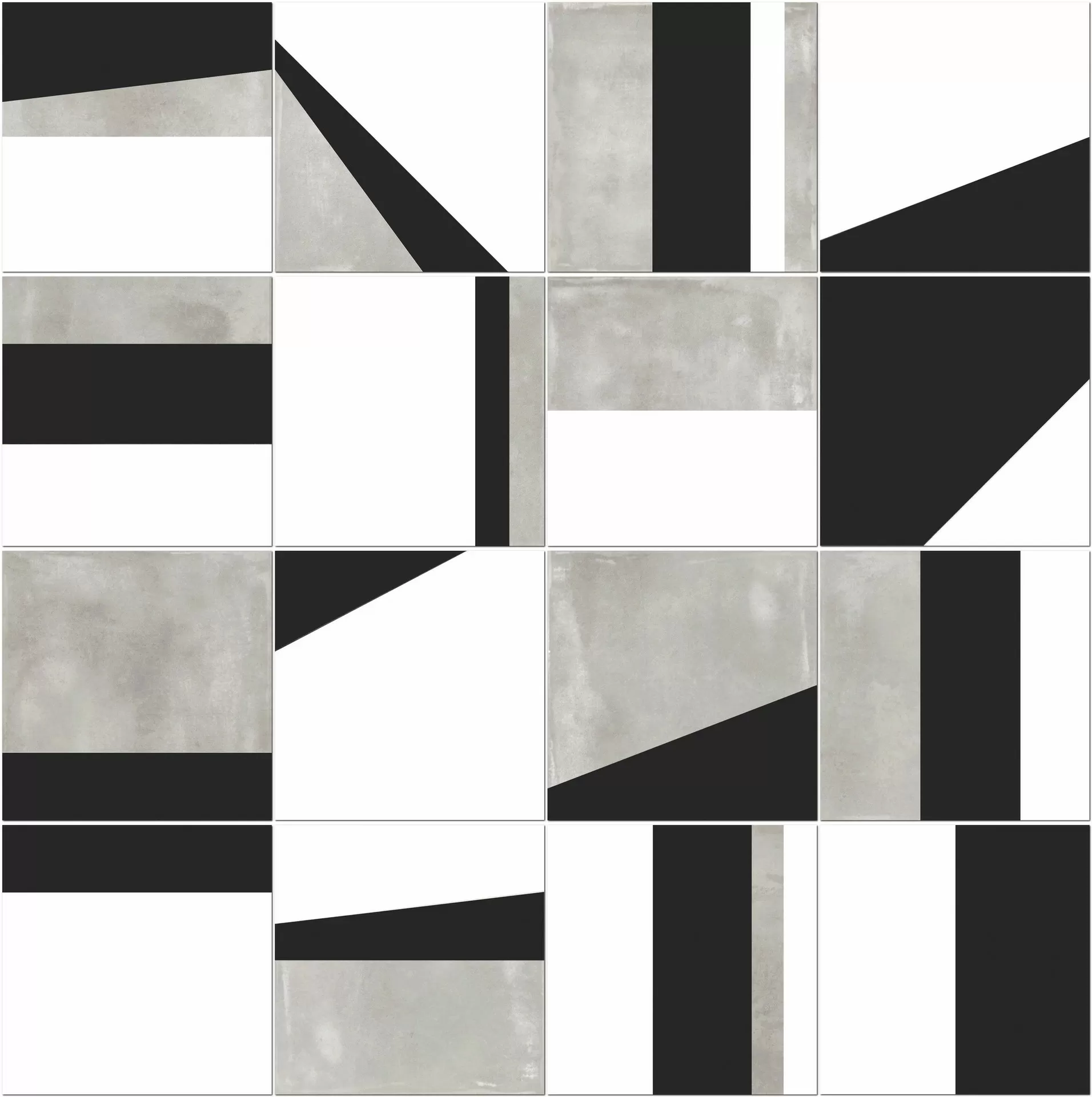 Керамогранит 0003483 PLAY EDGE MIX GREY 20x20