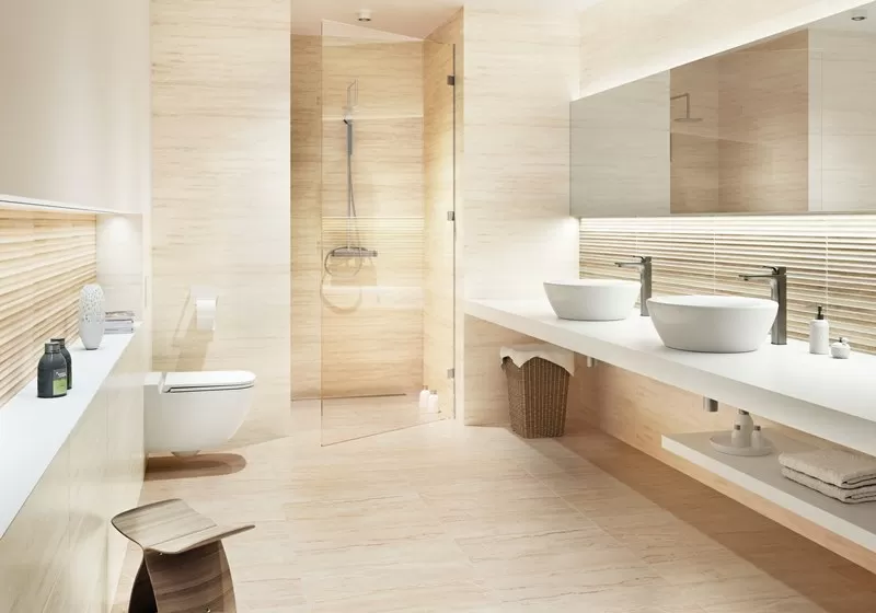 Плитка O-CLC-WTD111 Classic Travertine коричневый 24x74