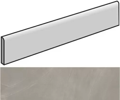 Керамогранит 610130005307 Continuum Iron Battiscopa 7.2x60