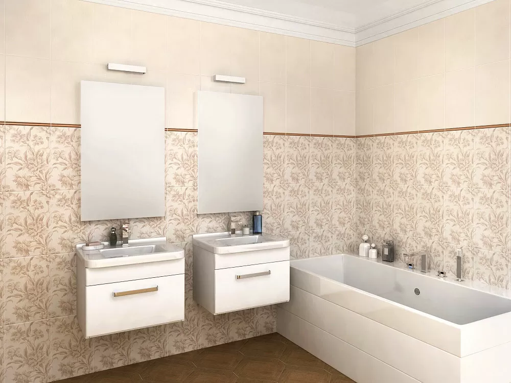 Плитка 6292 Альбори Цветы 25*40