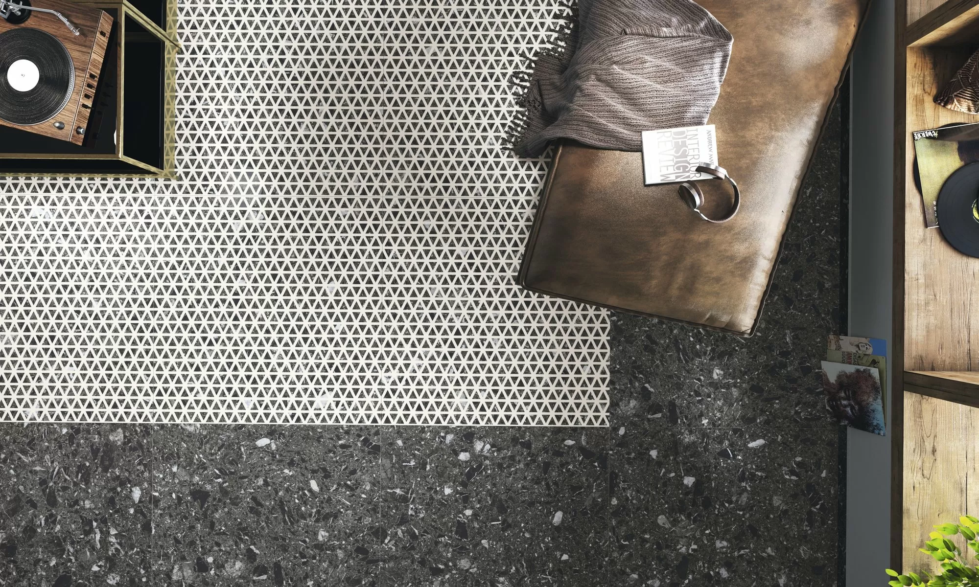 Керамогранит Venezia NPLUS Black 90x90