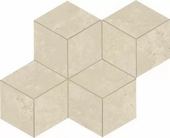 Керамогранит AS2H Marvel Stone Cream Prestige Mosaico Esag. Lapp 30x35