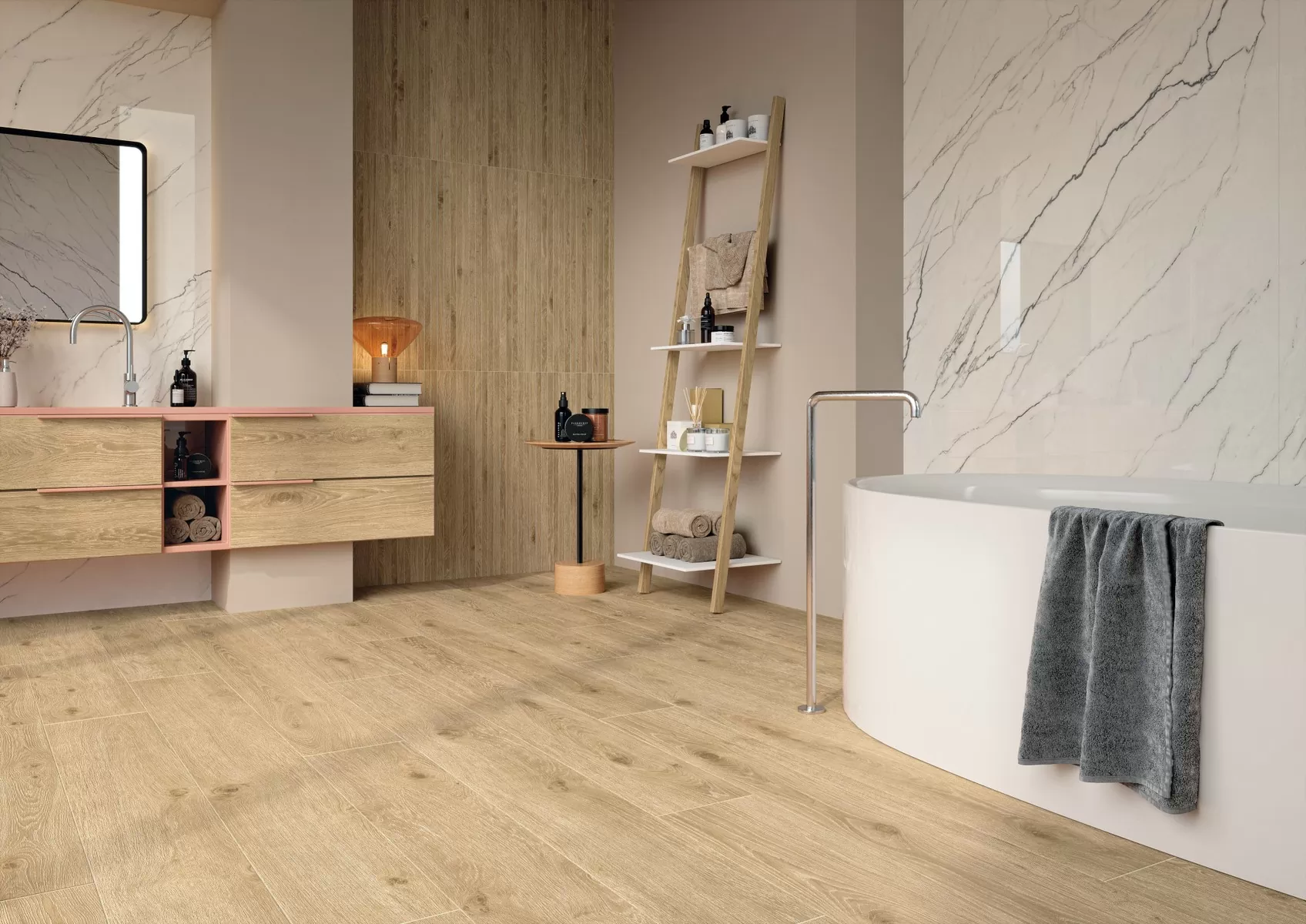 Керамогранит 610130005326 Wine Oak Champagne Battiscopa 7,2x80