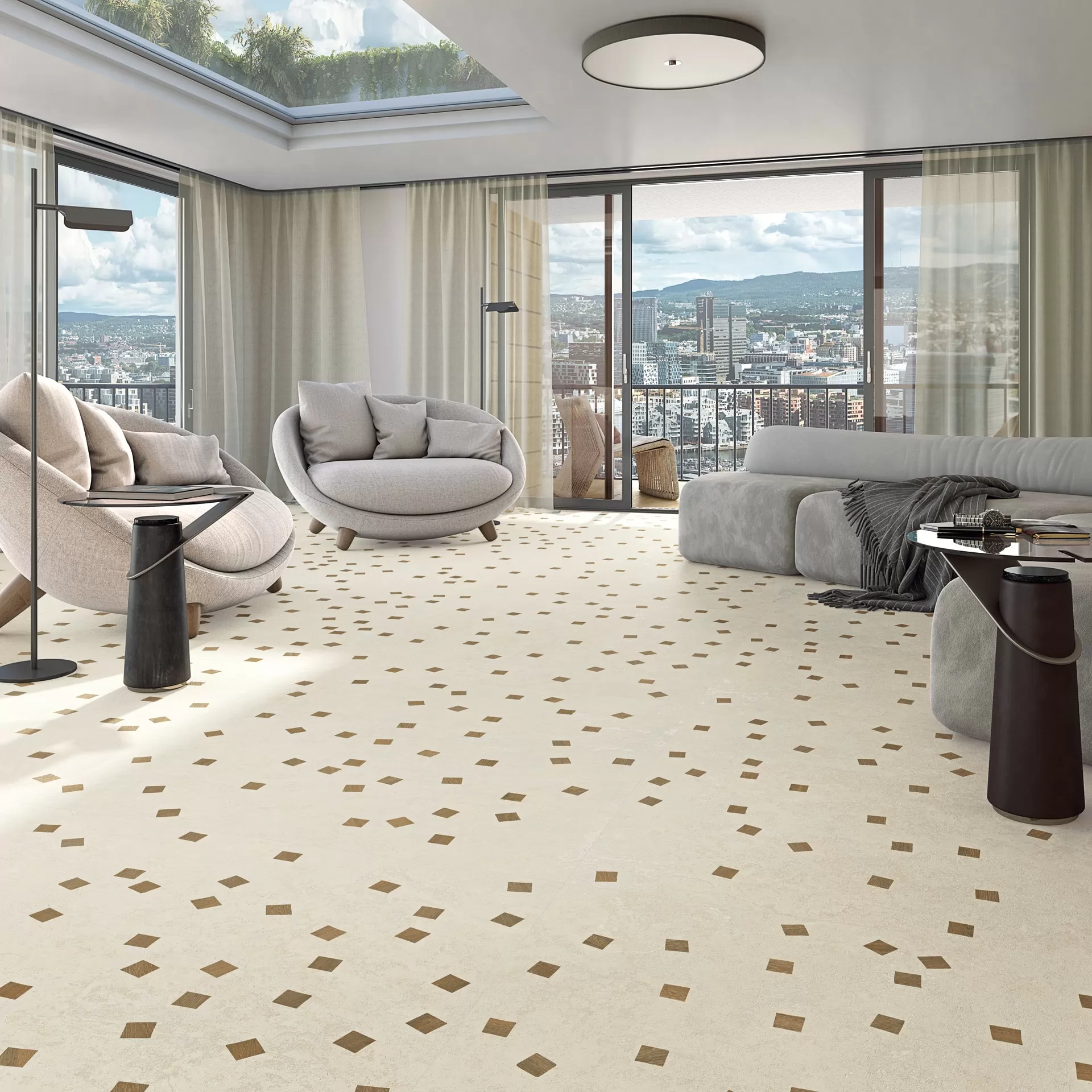 Керамогранит 40UN Camden-R Natural R10 80x80