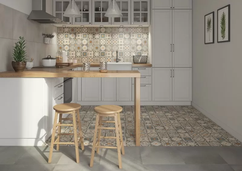 Керамогранит C-LO4R402D Loft темно-серый 42х42