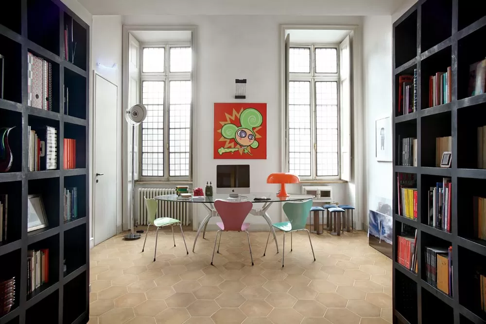 Керамогранит fOF1 Firenze Deco Esagono Fiore 21.6x25