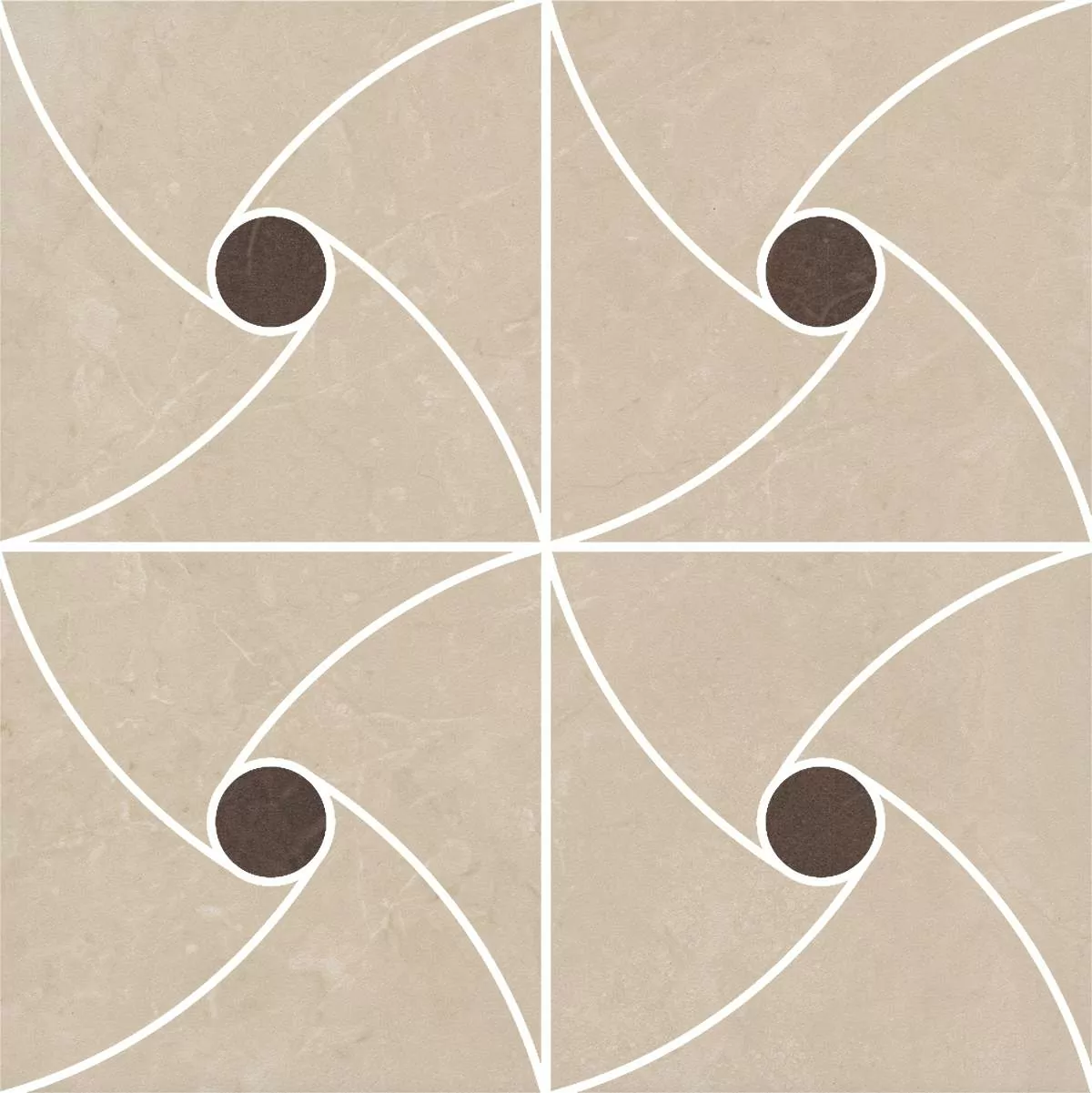 Керамогранит ID109T Декор Версаль наборный 30x30x0,9