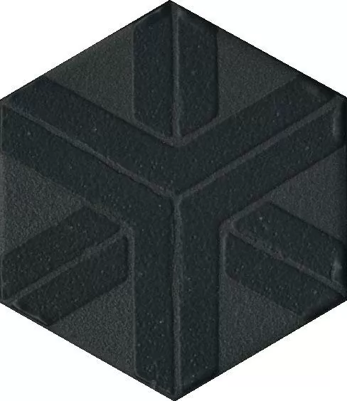 Керамогранит OS/B241/63001 Декор Агуста черный 6х5,2