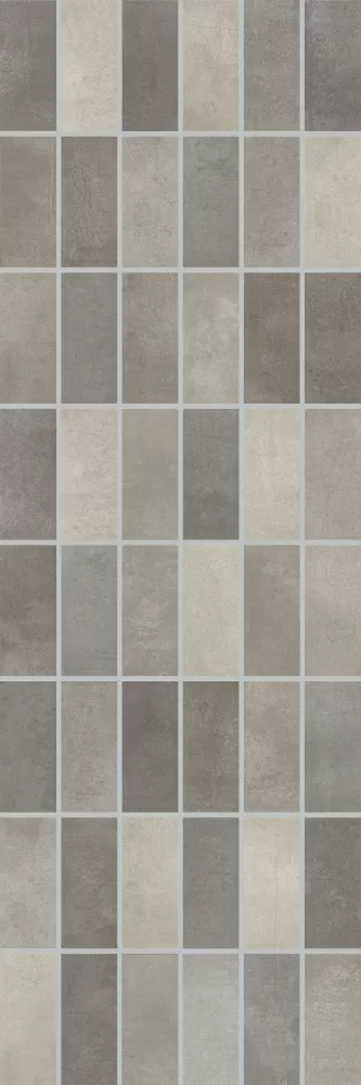 Плитка Fiori Grigio мозаика темно-серая 1064-0103(1064-0048) 20х60
