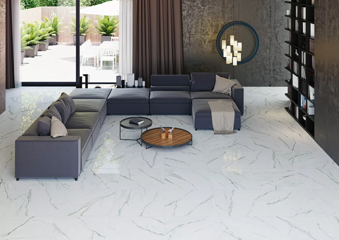 Плитка KR56C040 Marbleous Concept Silk White 40х120