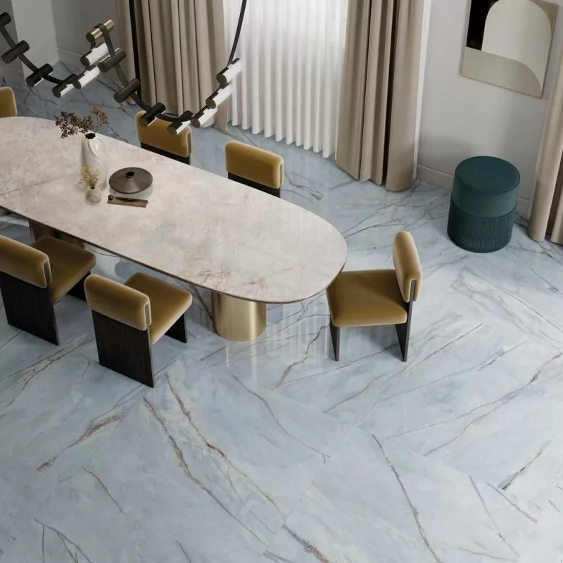 Керамогранит 0014955 Sea Green Lux 3D Rett 6mm 120x280