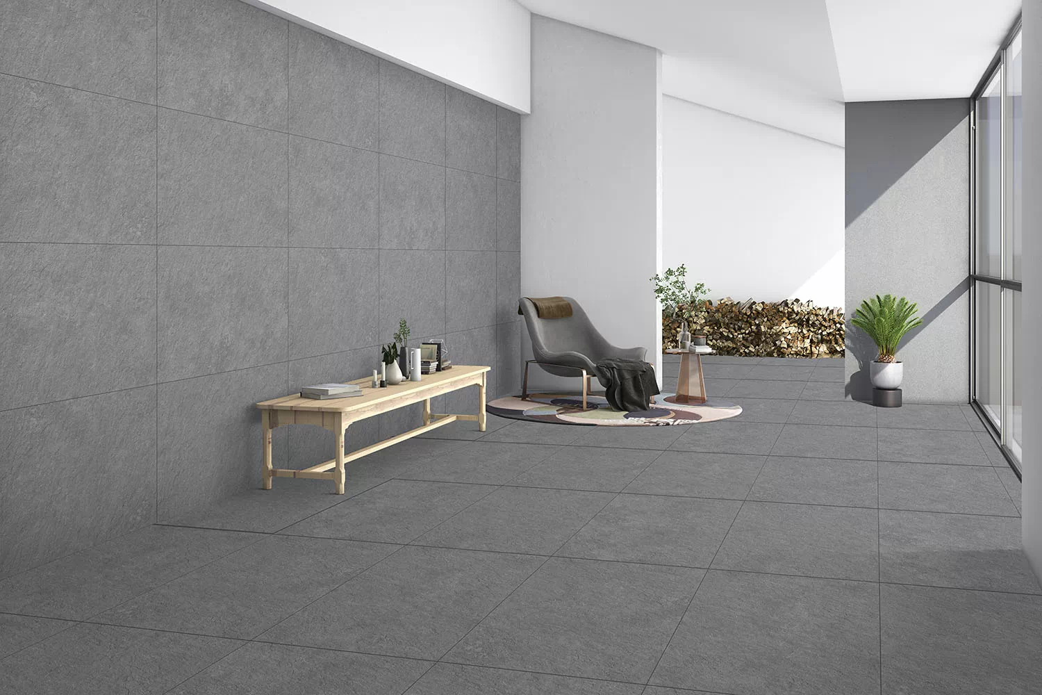 Керамогранит Tarifa Gris Matt Carving 60х120