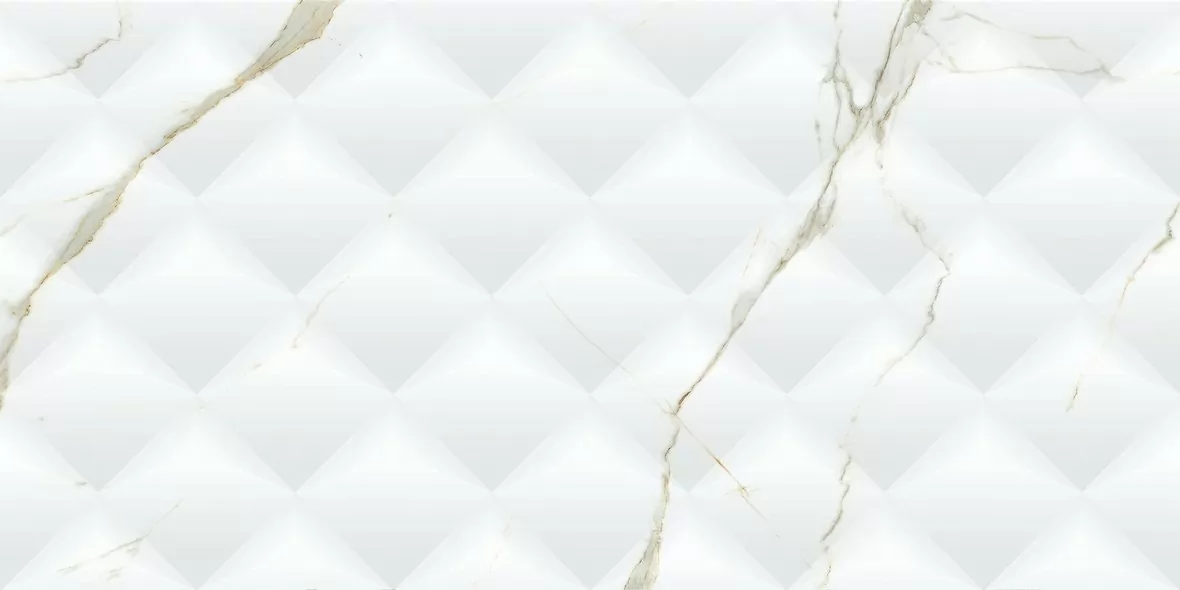 Плитка LE63063B-F50 Bianco Carrara Classico Monticulo Rectificado 30х60