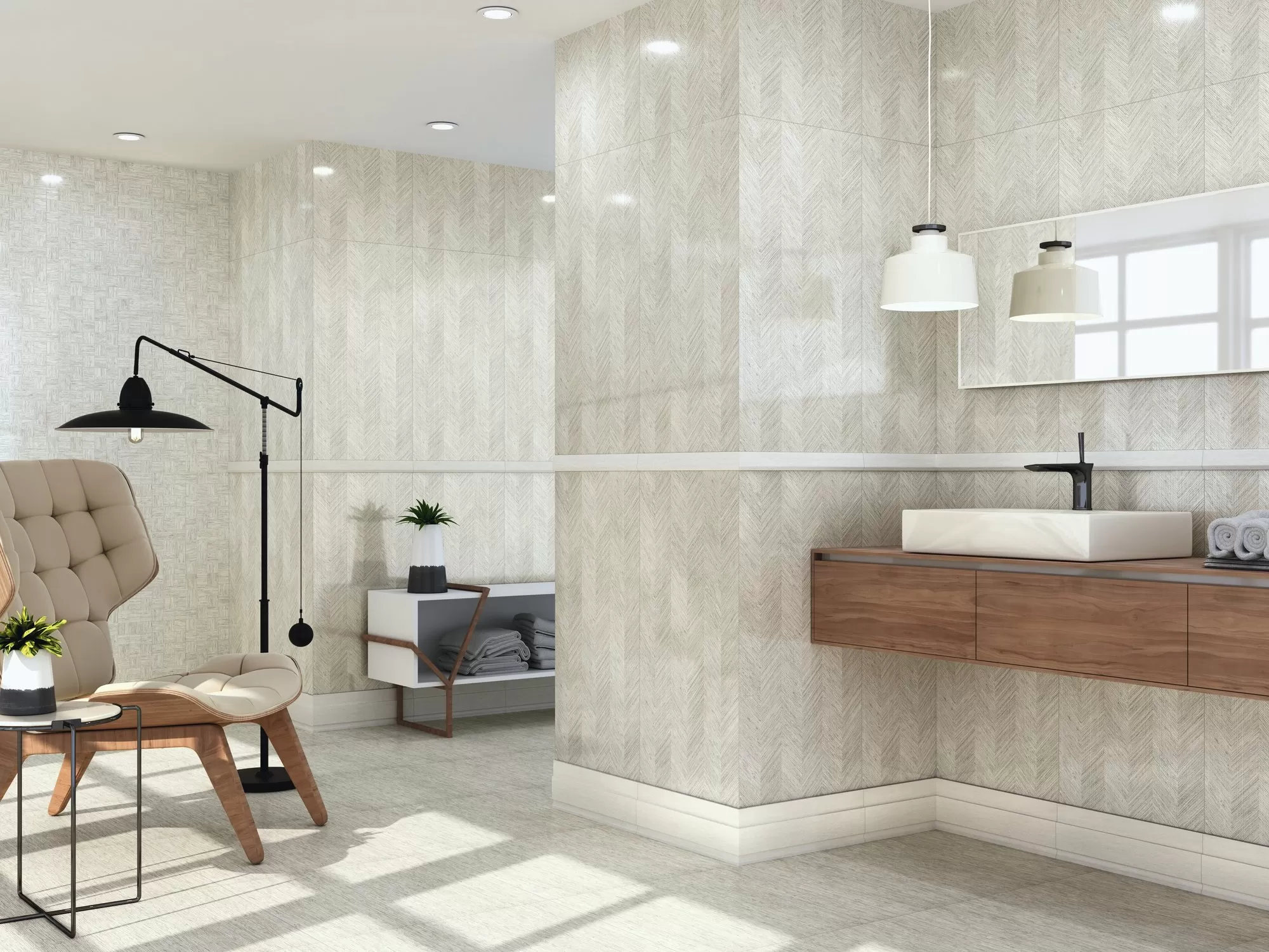 Керамогранит A025247 Bali Waterfall Rect 60x60