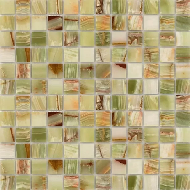 Мозаика Pietrine Onice Jade Verde POL 2.3x2.3 29.8x29.8
