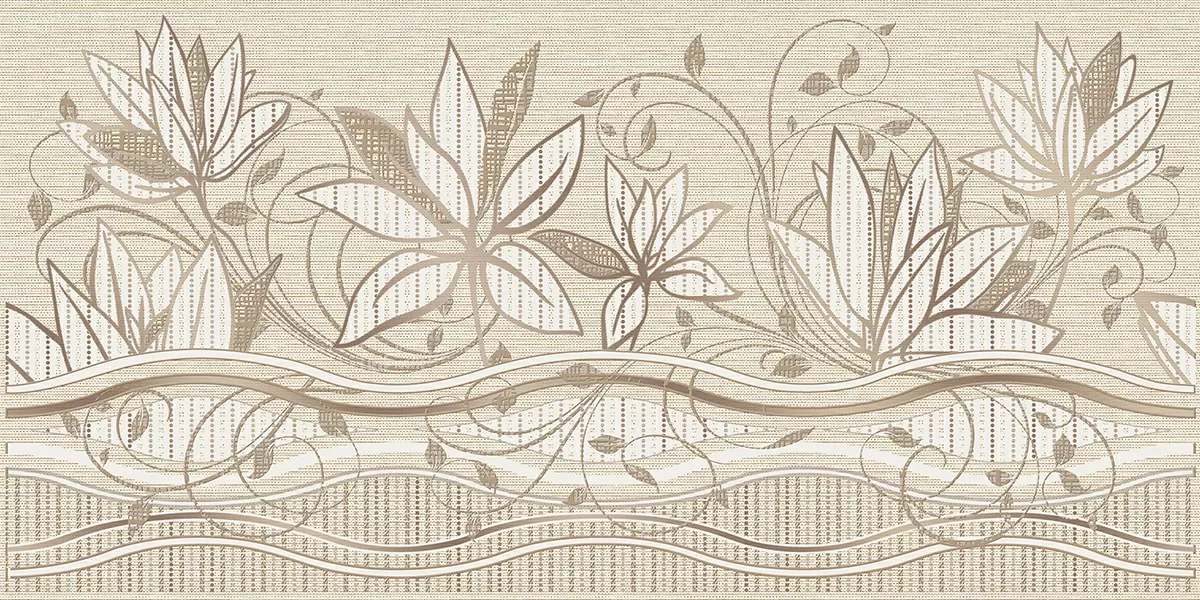 Плитка 588472001 Декор Romanico Flora 31,5x63