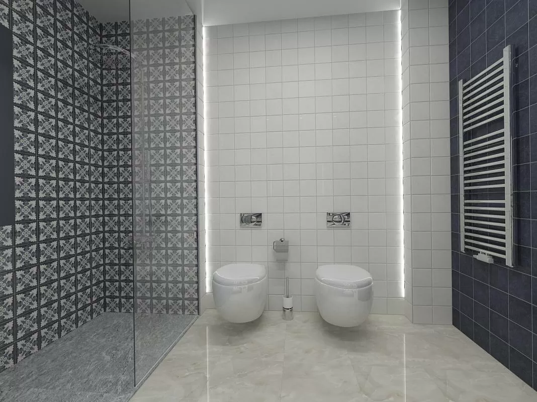 Плитка Smalto Blu 15x15