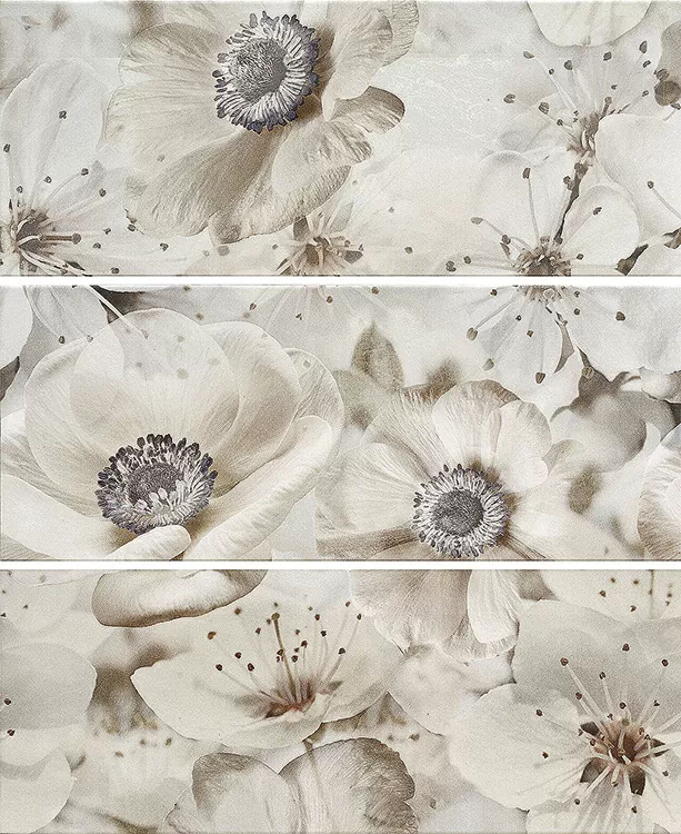 Плитка Панно Decor Almond Ice 70.5x58