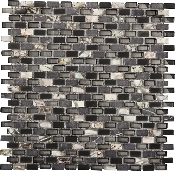 Мозаика L244001091 Tribal Pearl Black 28.6x28.3