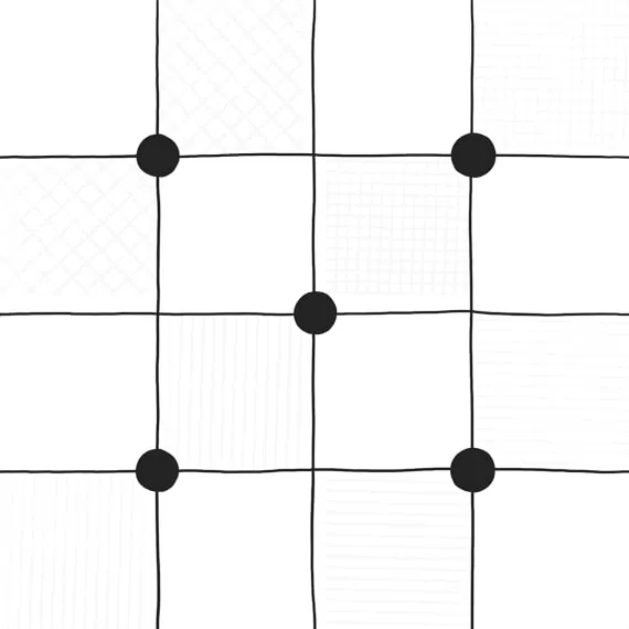 Керамогранит 6032-0434 Домино декор геометрия 30x30