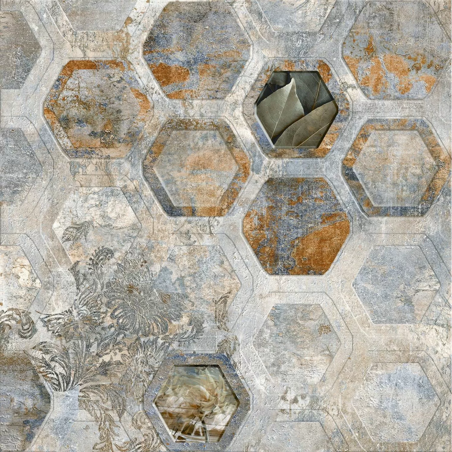 Керамогранит abs1766 Santorini Mix 60.8x60.8